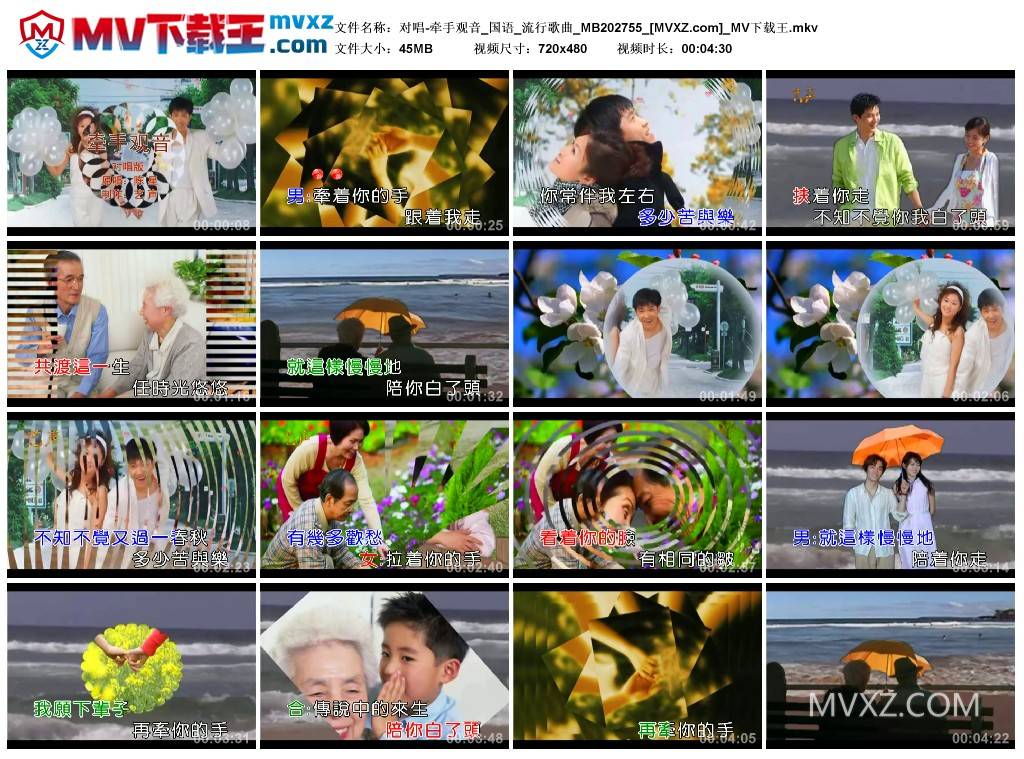 对唱-牵手观音_国语_流行歌曲_MB202755